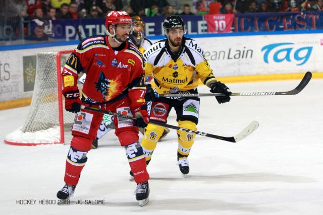 Photo hockey match Grenoble  - Rouen le 27/10/2018