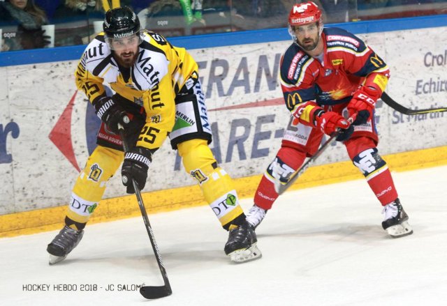 Photo hockey match Grenoble  - Rouen le 27/10/2018