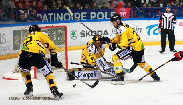 Photo hockey match Grenoble  - Rouen le 27/10/2018