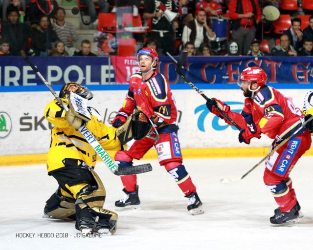 Photo hockey match Grenoble  - Rouen le 27/10/2018