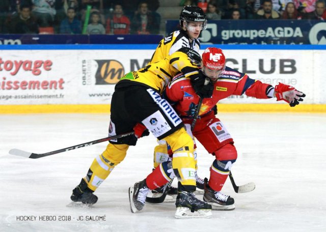 Photo hockey match Grenoble  - Rouen le 27/10/2018