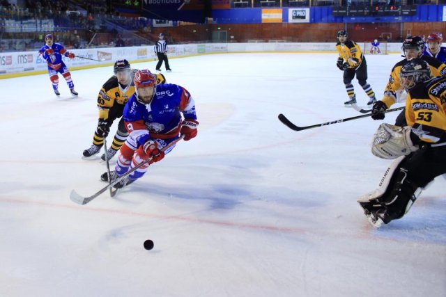 Photo hockey match Lyon - Strasbourg  le 28/10/2018