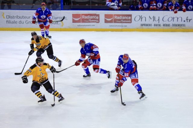Photo hockey match Lyon - Strasbourg  le 28/10/2018