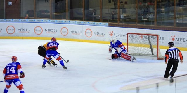 Photo hockey match Lyon - Strasbourg  le 28/10/2018