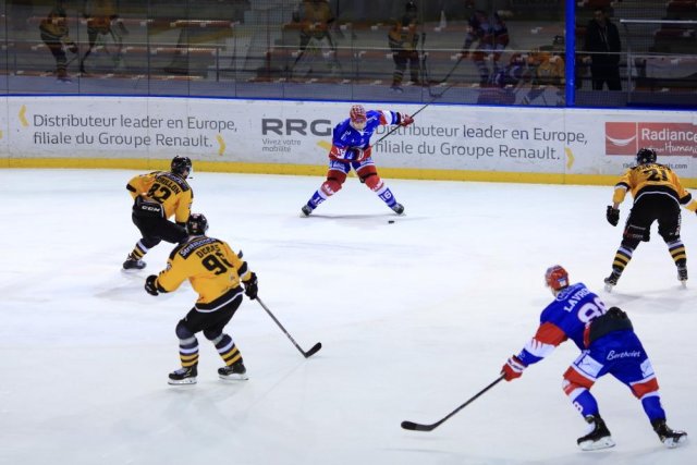 Photo hockey match Lyon - Strasbourg  le 28/10/2018