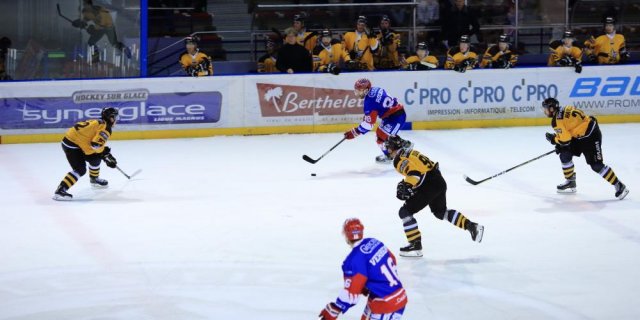 Photo hockey match Lyon - Strasbourg  le 28/10/2018