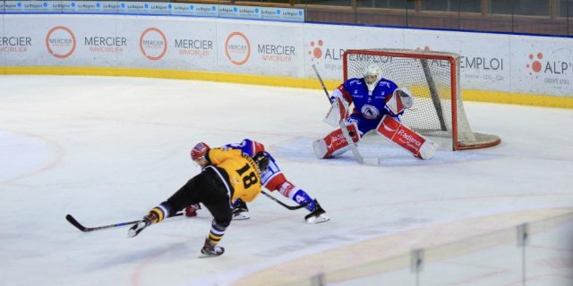 Photo hockey match Lyon - Strasbourg  le 28/10/2018