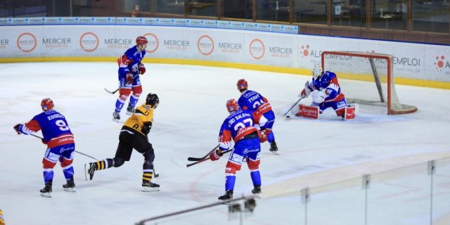 Photo hockey match Lyon - Strasbourg  le 28/10/2018