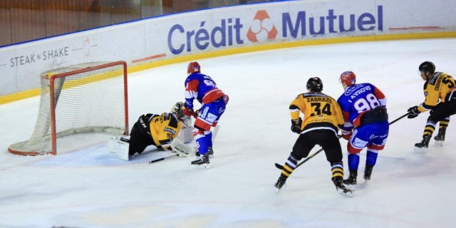 Photo hockey match Lyon - Strasbourg  le 28/10/2018