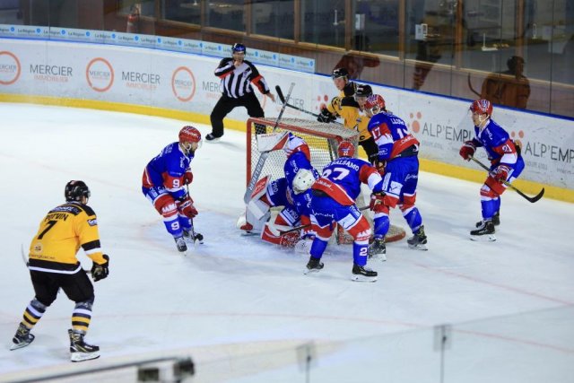 Photo hockey match Lyon - Strasbourg  le 28/10/2018