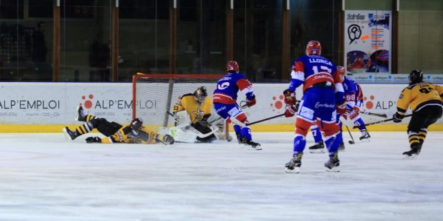 Photo hockey match Lyon - Strasbourg  le 28/10/2018