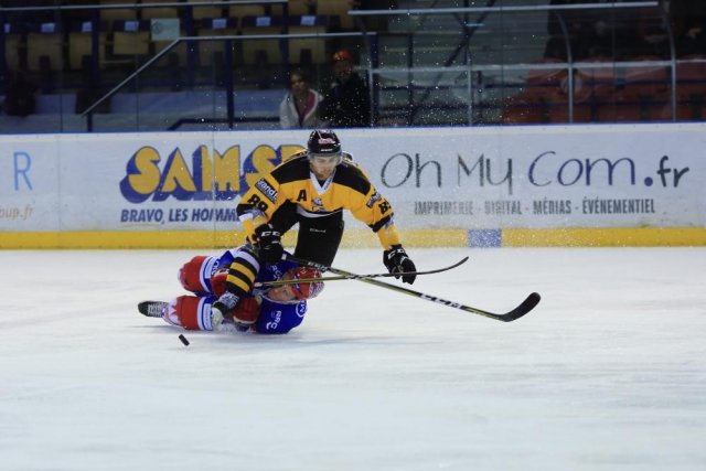 Photo hockey match Lyon - Strasbourg  le 28/10/2018
