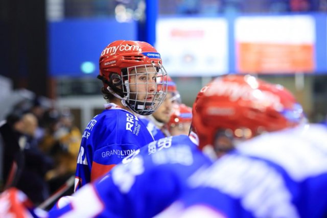 Photo hockey match Lyon - Strasbourg  le 28/10/2018