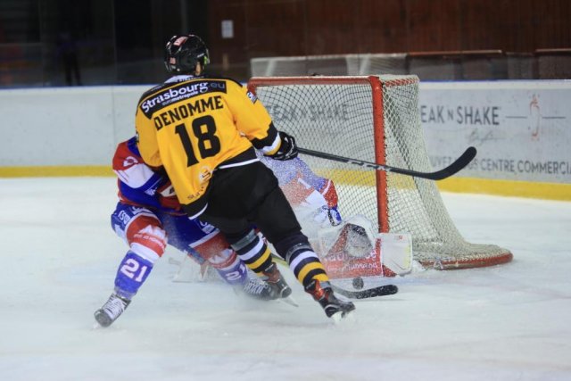 Photo hockey match Lyon - Strasbourg  le 28/10/2018