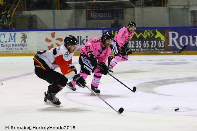 Photo hockey match Rouen - Nice le 30/10/2018