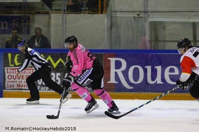 Photo hockey match Rouen - Nice le 30/10/2018