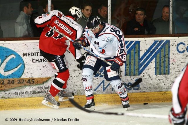 Photo hockey match Briançon  - Angers  le 14/03/2009