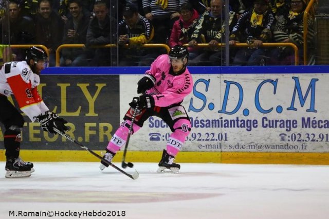 Photo hockey match Rouen - Nice le 30/10/2018