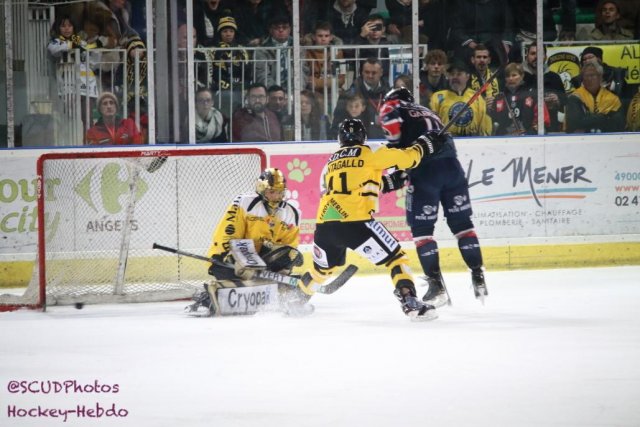 Photo hockey match Angers  - Rouen le 02/11/2018