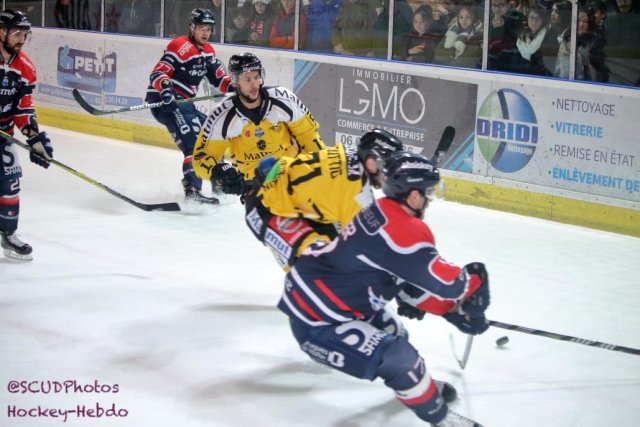 Photo hockey match Angers  - Rouen le 02/11/2018