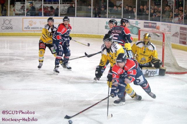Photo hockey match Angers  - Rouen le 02/11/2018