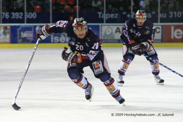 Photo hockey match Grenoble  - Rouen le 13/03/2009
