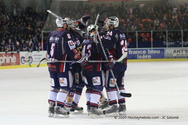 Photo hockey match Grenoble  - Rouen le 13/03/2009