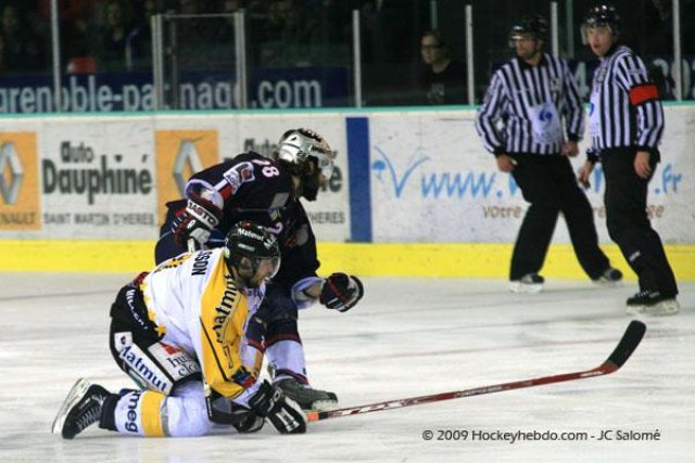 Photo hockey match Grenoble  - Rouen le 13/03/2009