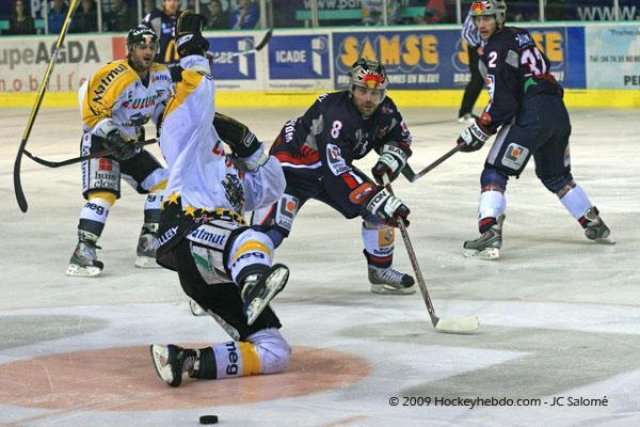Photo hockey match Grenoble  - Rouen le 13/03/2009