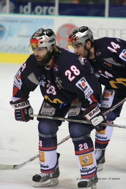 Photo hockey match Grenoble  - Rouen le 13/03/2009