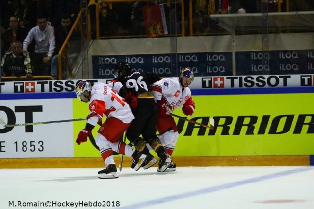 Photo hockey match Rouen - Salzbourg le 06/11/2018