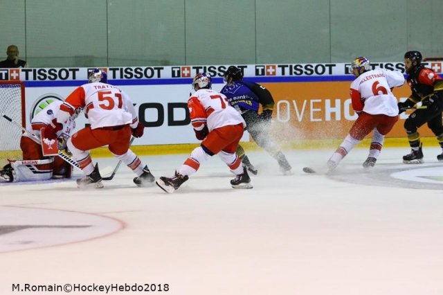 Photo hockey match Rouen - Salzbourg le 06/11/2018