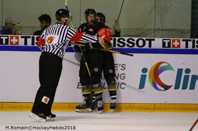 Photo hockey match Rouen - Salzbourg le 06/11/2018