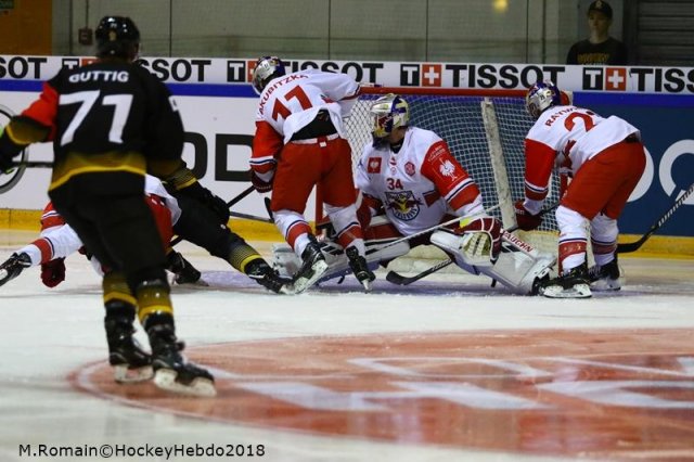 Photo hockey match Rouen - Salzbourg le 06/11/2018