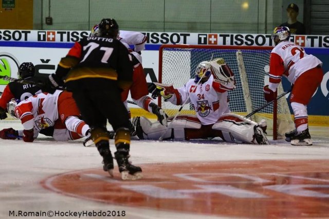 Photo hockey match Rouen - Salzbourg le 06/11/2018