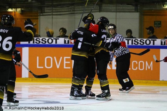 Photo hockey match Rouen - Salzbourg le 06/11/2018