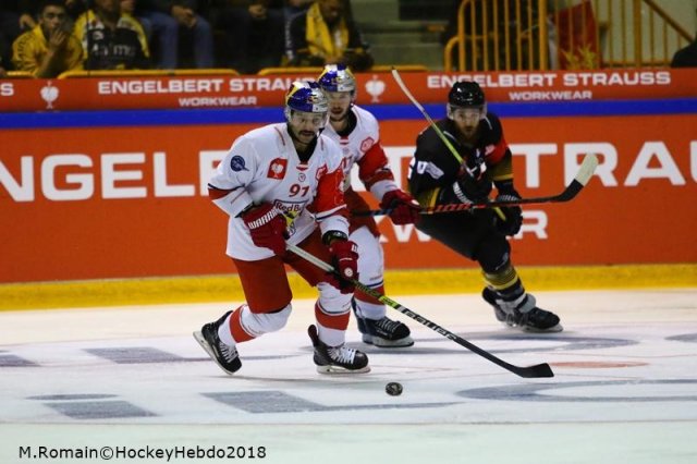 Photo hockey match Rouen - Salzbourg le 06/11/2018