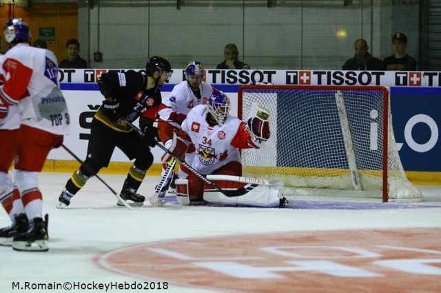 Photo hockey match Rouen - Salzbourg le 06/11/2018