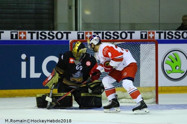 Photo hockey match Rouen - Salzbourg le 06/11/2018