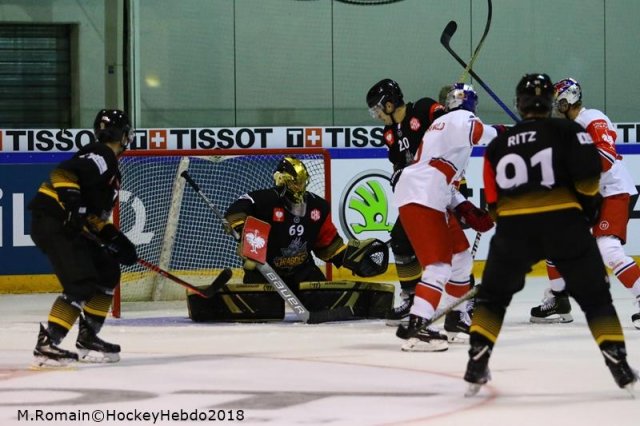 Photo hockey match Rouen - Salzbourg le 06/11/2018
