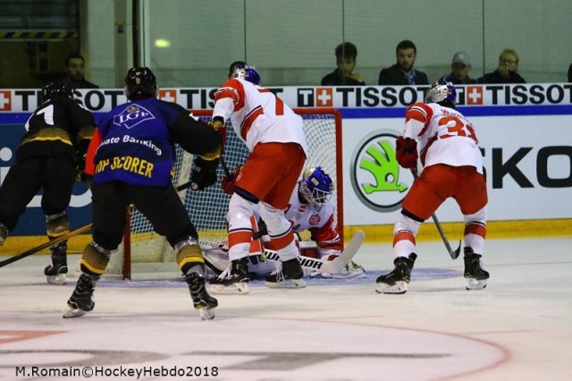 Photo hockey match Rouen - Salzbourg le 06/11/2018