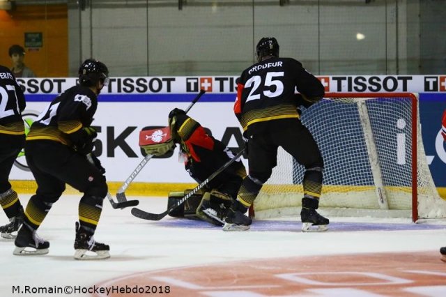 Photo hockey match Rouen - Salzbourg le 06/11/2018