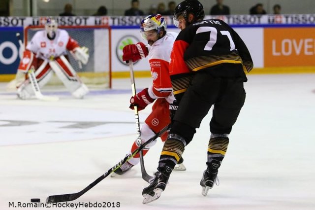 Photo hockey match Rouen - Salzbourg le 06/11/2018