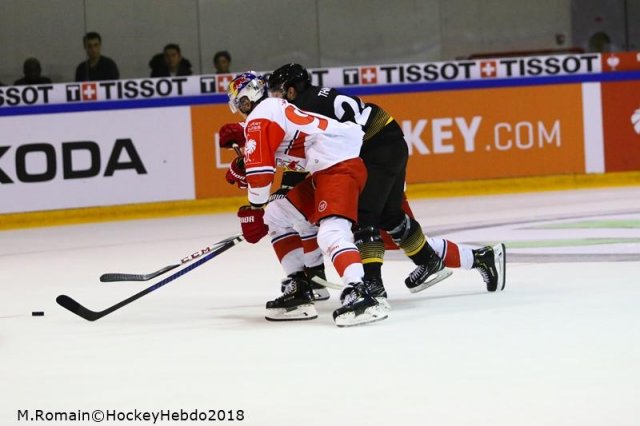 Photo hockey match Rouen - Salzbourg le 06/11/2018