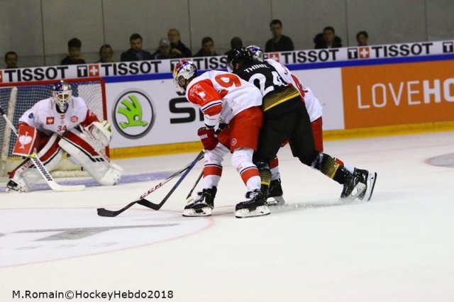 Photo hockey match Rouen - Salzbourg le 06/11/2018
