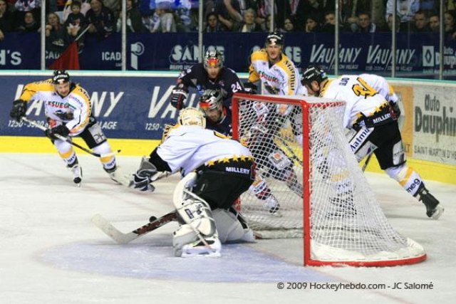 Photo hockey match Grenoble  - Rouen le 13/03/2009