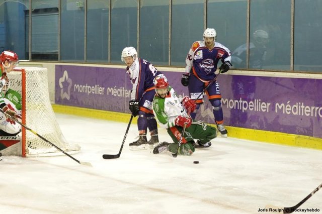 Photo hockey match Montpellier  - Cergy-Pontoise le 03/11/2018