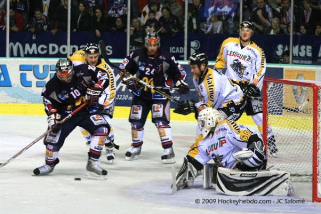 Photo hockey match Grenoble  - Rouen le 13/03/2009