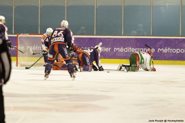 Photo hockey match Montpellier  - Cergy-Pontoise le 03/11/2018
