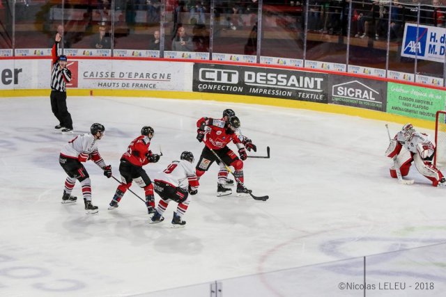 Photo hockey match Amiens  - Bordeaux le 13/11/2018